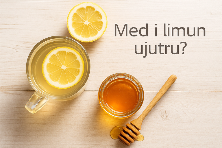 Med i limun ujutru na prazan stomak