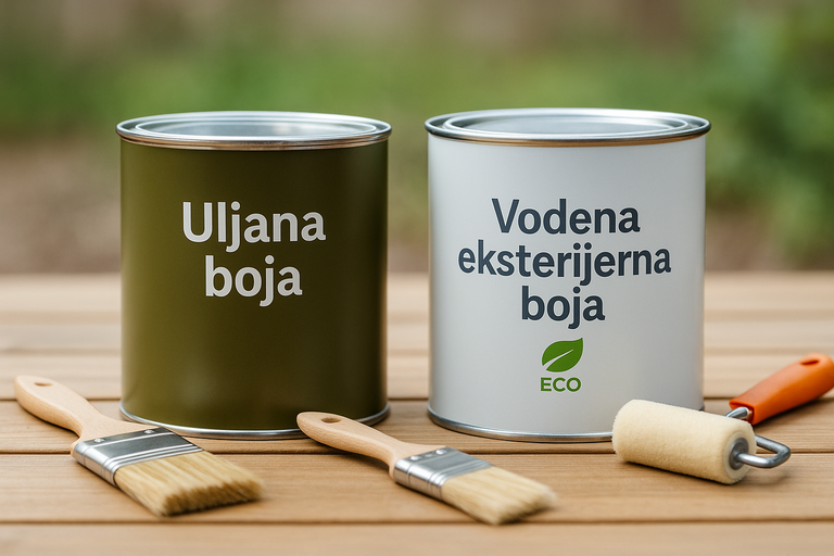 Poređenje uljane boje i vodene eksterijerne boje za farbanje košnica