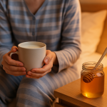 Med pred spavanje uz šolju toplog mleka u spavaćoj sobi