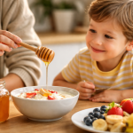 Med za imunitet kod dece – med u jogurtu i voće kao užina