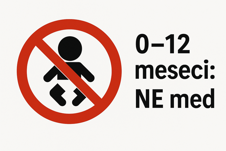 Zabrana meda za bebe mlađe od 12 meseci zbog rizika od botulizma